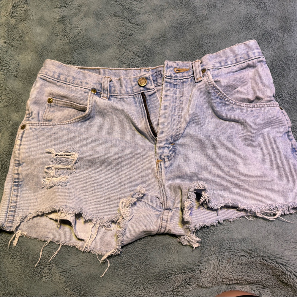 Wrangler cutoff shorts size 33 some wear and tare but still lots of life left!